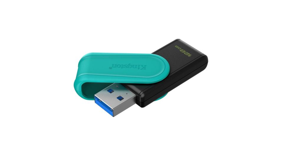 Unidad flash USB 3.2 Gen 1 de 128GB | Exodia S Negro/Turquesa – Kingston - Imagen 2