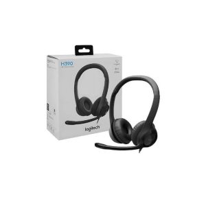 Logitech H390 USB-C Headset Negro
