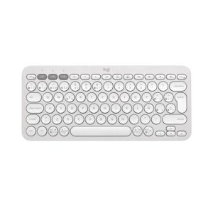 Logitech Pebble Keys 2 K380s Teclado Inalámbrico Bluetooth Blanco