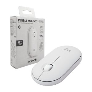 Logitech Pebble Mouse 2 M350s - Mouse Inalámbrico Bluetooth Blanco
