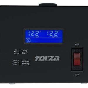 Forza FVR-3601 Regulador Automático de Voltaje 3600VA Negro
