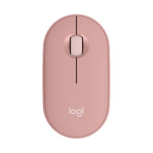 Logitech Pebble Mouse 2 M350s - Mouse Inalámbrico Bluetooth Rosa