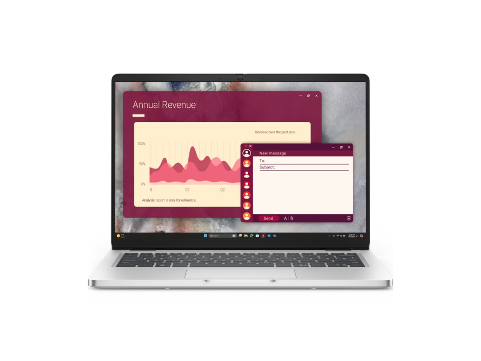 LAPTOP DELL PRO 14″ SILVER INTEL CORE ULTRA 5