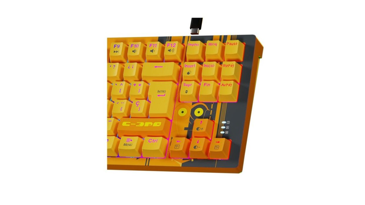 Primus Gaming Keyboard Ballista 82T Star Wars Edition - C-3PO - Imagen 2