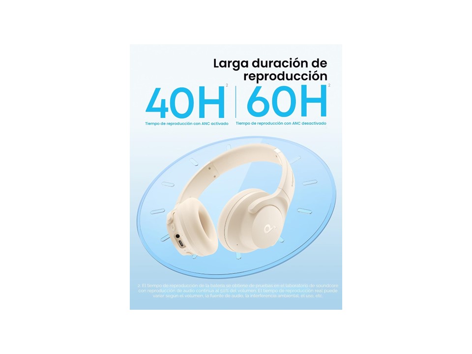Audífonos de Diadema Inalámbricos Soundcore Q20i - Imagen 3
