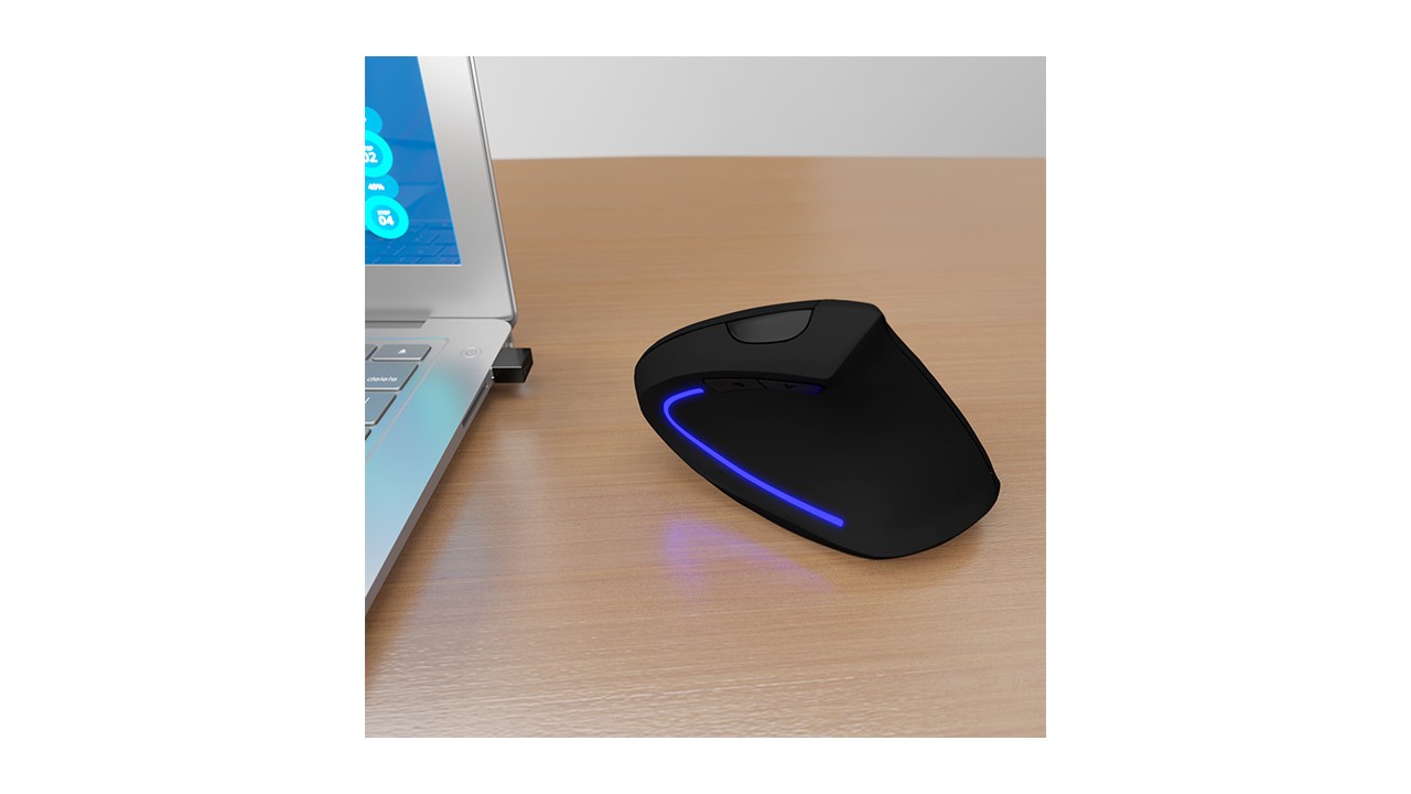 Klip Xtreme Mouse Vertical Inalámbrico Recargable - Imagen 3