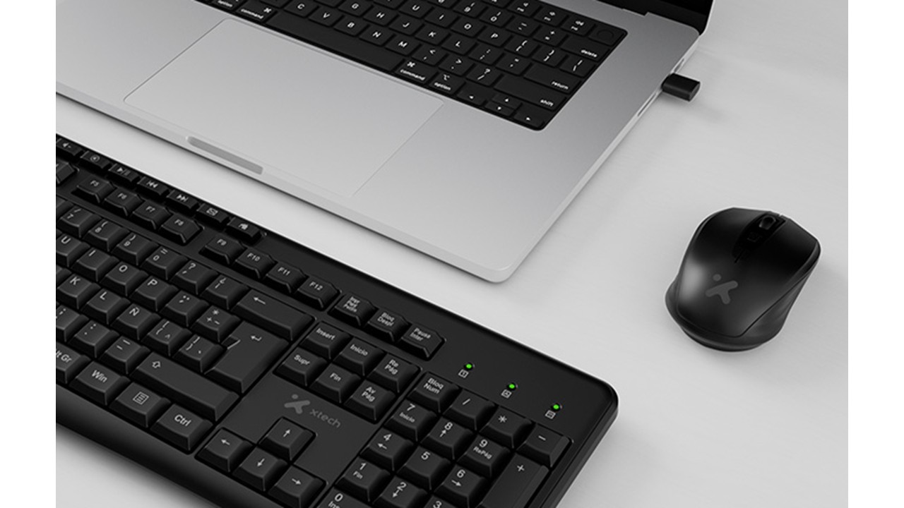 Xtech XTK-311S - Combo de teclado y mouse inalámbrico - Imagen 3
