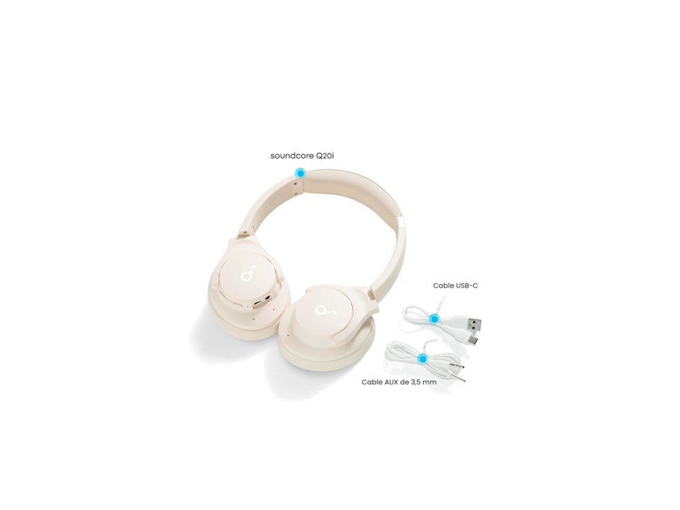 Audífonos de Diadema Inalámbricos Soundcore Q20i - Imagen 4