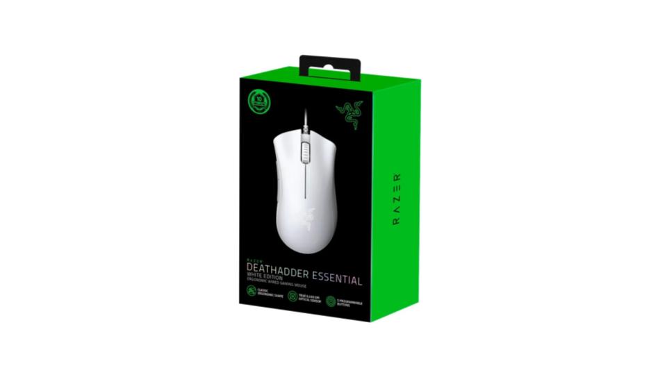 Mouse Alámbrico Razer - DeathAdder Essential - Blanco - Imagen 2