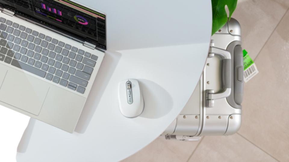 Mouse Óptico Inalámbrico con Receptor de USB Logitech Logi Bolt Color Gris Pálido - Logitech MX Anywhere 3S - Imagen 5