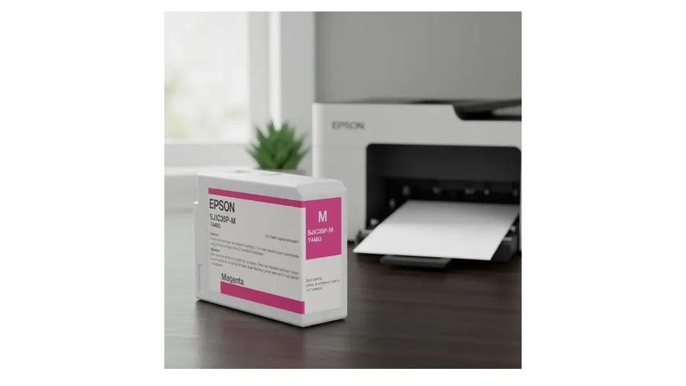 Cartucho de Tinta Original Epson SJIC35P-M Magenta (CW-C6000/C6500 Series) - Imagen 3