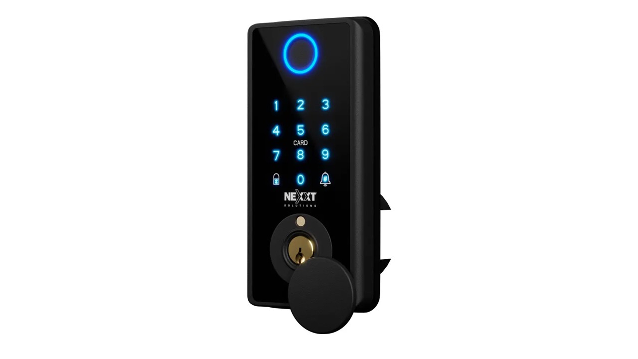 Nexxt Solutions Home Cerradura Inteligente Wi-Fi Negra