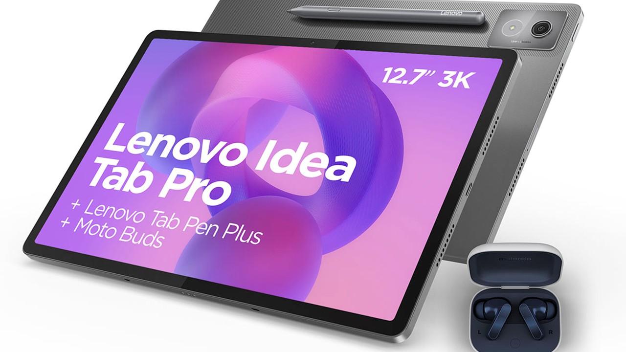 Lenovo IdeaTab Pro 12.7" Gris Luna con Teclado y Lápiz