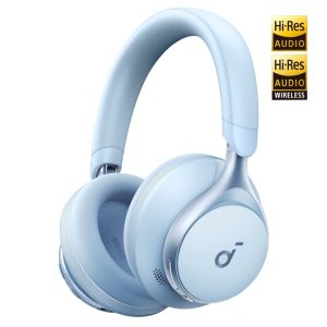 Soundcore Space One Audífonos Bluetooth con ANC Azules