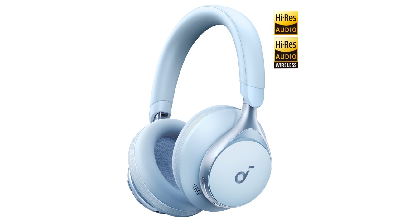 Soundcore Space One Audífonos Bluetooth con ANC Azules
