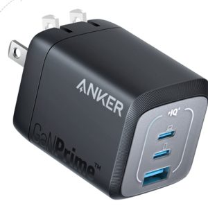 Anker Prime Cargador de Pared GaN 67W 3 Puertos Negro