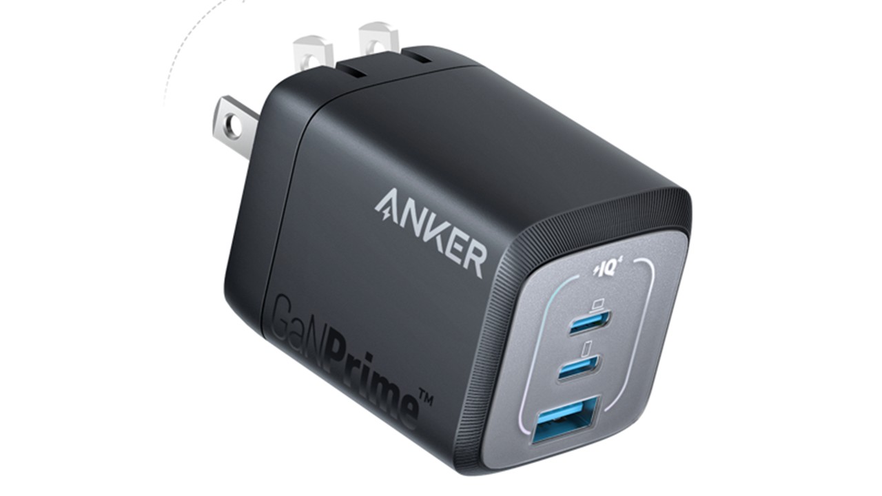 Anker Prime Cargador de Pared GaN 67W 3 Puertos Negro