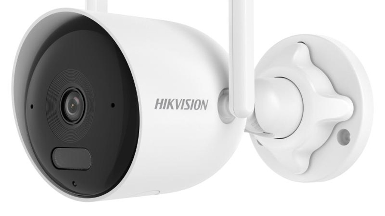 Hikvision Cámara Wi-Fi 6 Bullet 4MP para Exterior con Audio Bidireccional
