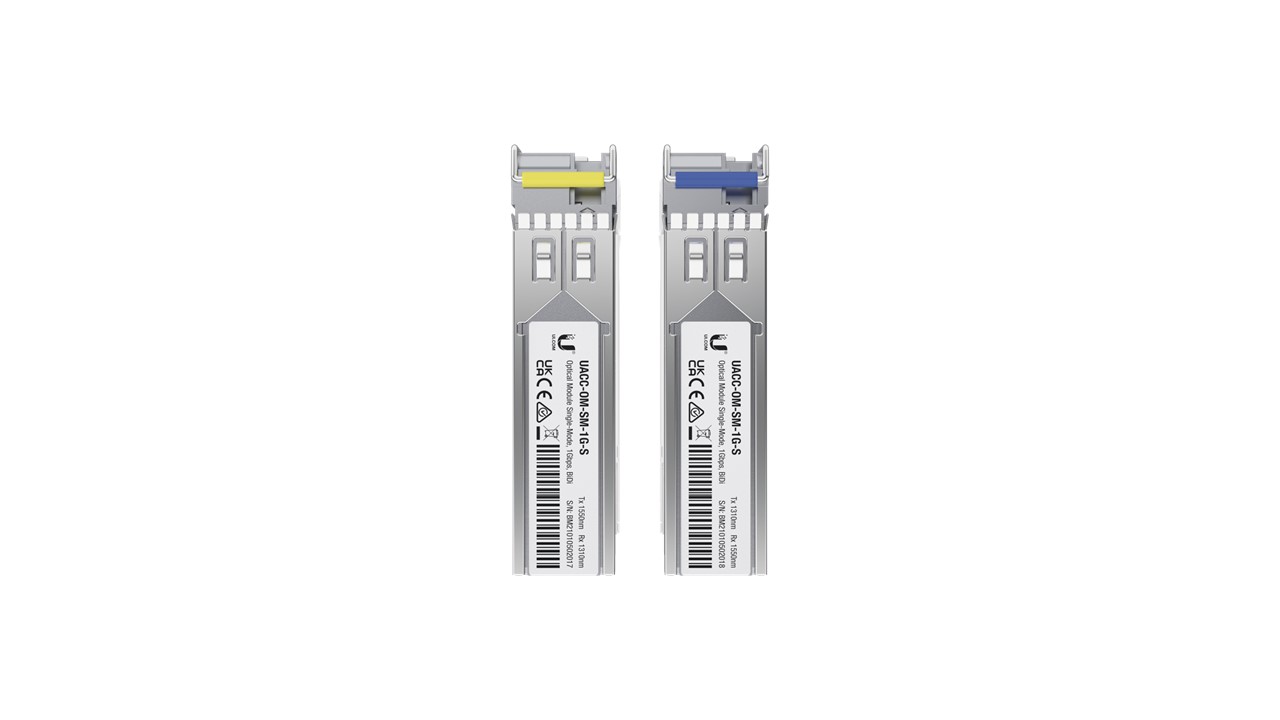 Transceptor Óptico SFP+ Ubiquiti UniFi 10 Gbps