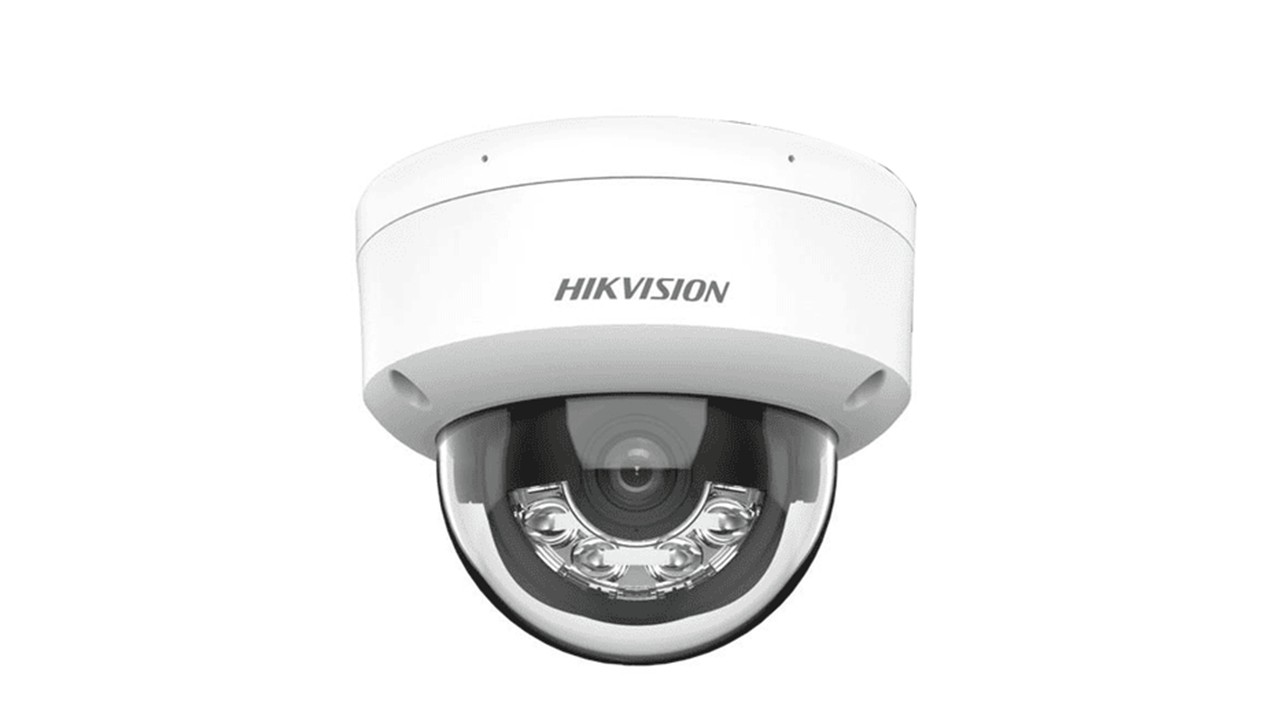 Cámara IP Hikvision Domo 8MP AcuSense Dual Light