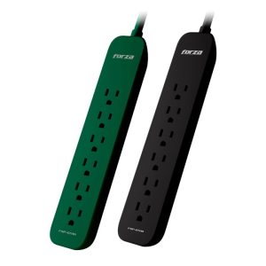 Forza Protector de Picos de Voltaje 6 Tomas Pack de 2