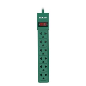 Barra de Pared Forza 6 Tomas de Corriente Green