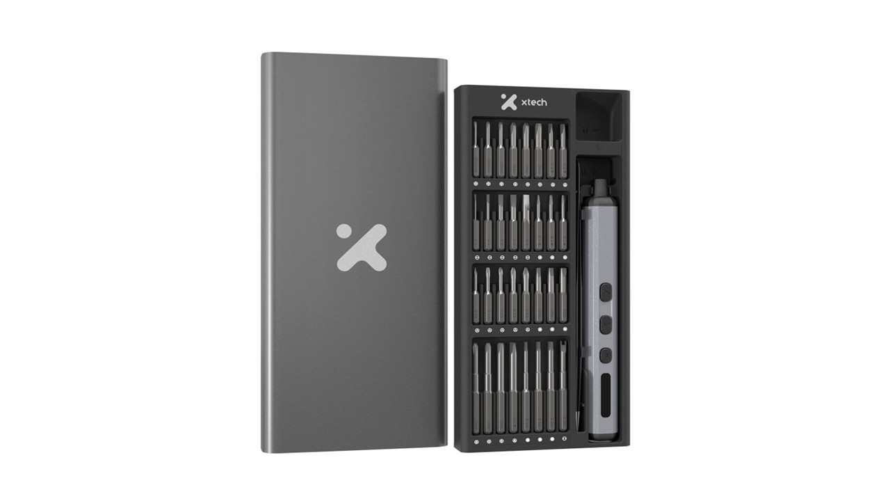 Kit de Destornillador Eléctrico Recargable 68 en 1 Xtech XTA-821