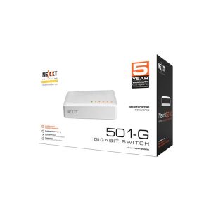 Switch Gigabit de 5 Puertos Nexxt Essential Naxos 501-G