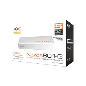 Switch Gigabit de 8 Puertos Nexxt Essential Naxos 801-G