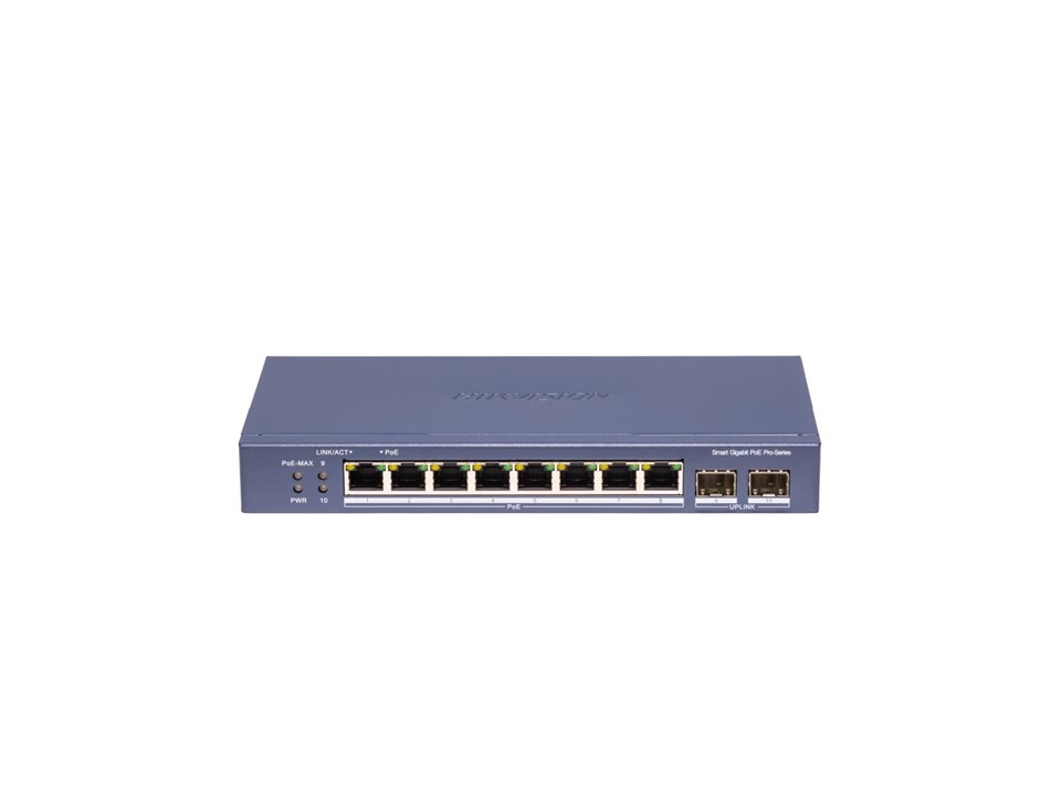 Switch Smart Managed Gigabit Hikvision de 8 Puertos PoE - Imagen 2