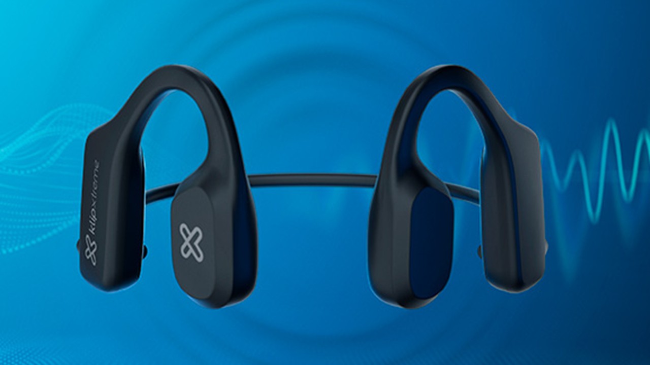 Klip Xtreme WaveZound KBC-500 Audífonos de Conducción Ósea Gris - Imagen 2