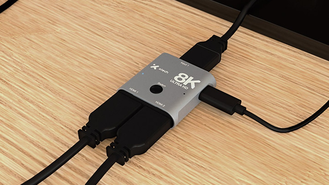 Xtech Switch HDMI 8K Bidireccional 2 Puertos - Imagen 2