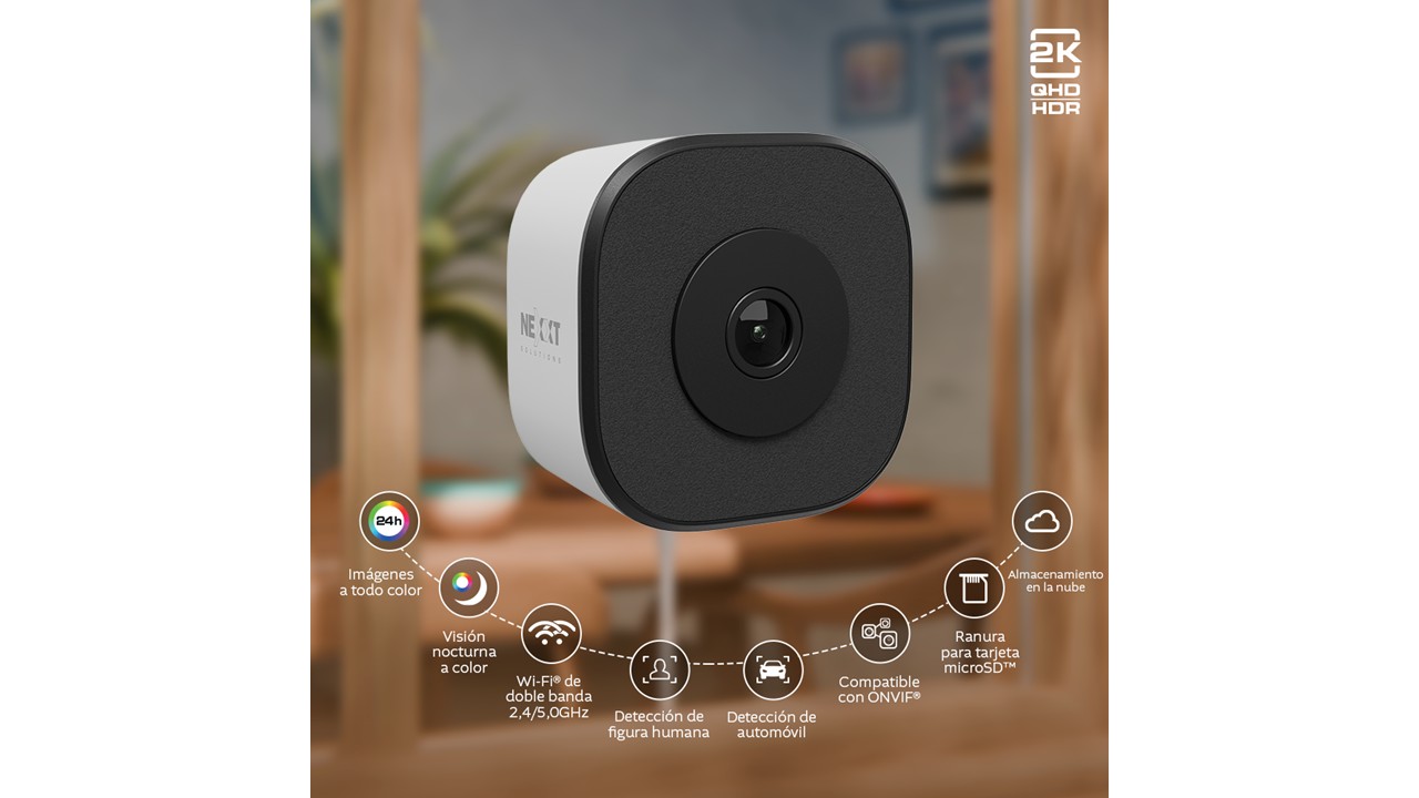 Nexxt Home Cámara Inteligente Wi-Fi para Ventana - Imagen 2