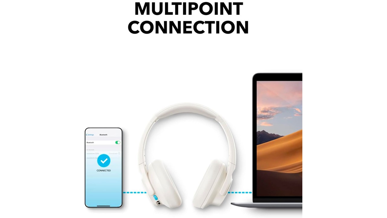 Soundcore Q11i Audífonos Bluetooth Over-Ear Blancos - Imagen 3