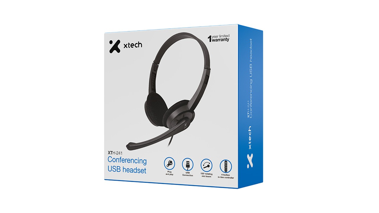 Xtech Audífonos USB para Conferencias - Imagen 3