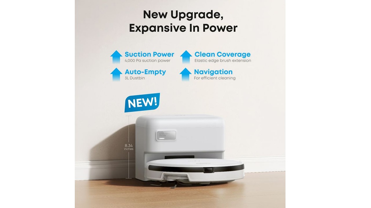 Eufy C10 Robot Aspiradora con Estación de Auto-Vaciado - Imagen 3