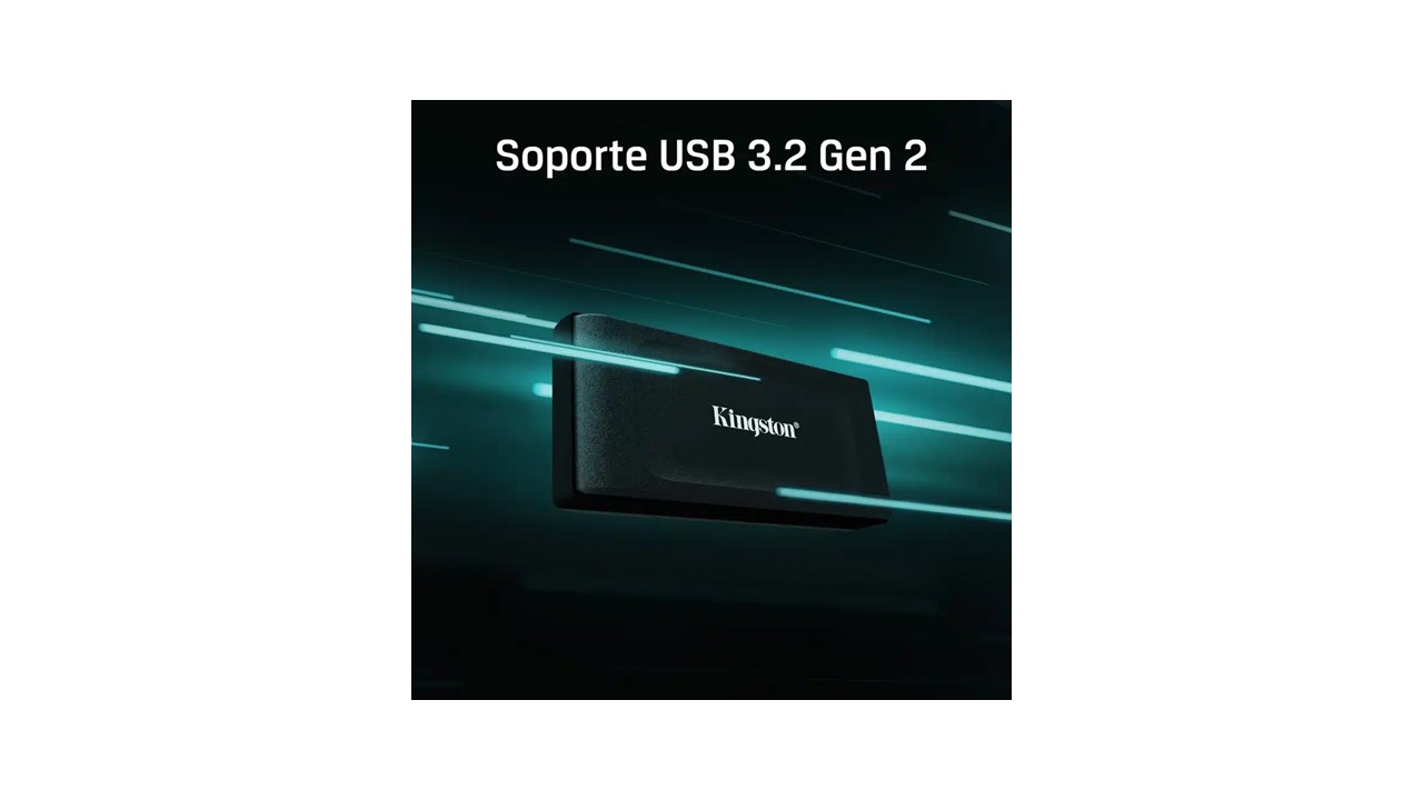 Unidad de Estado Sólido (SSD) Externa Kingston XS1000 2TB - Imagen 3