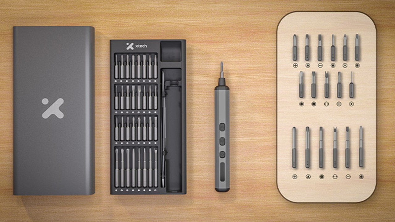 Kit de Destornillador Eléctrico Recargable 68 en 1 Xtech XTA-821 - Imagen 3