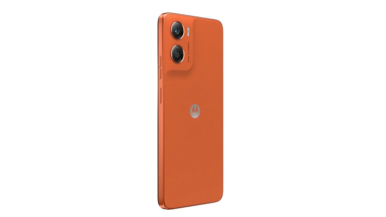 Smartphone Motorola Moto G06 Arabesque Naranja - Imagen 4