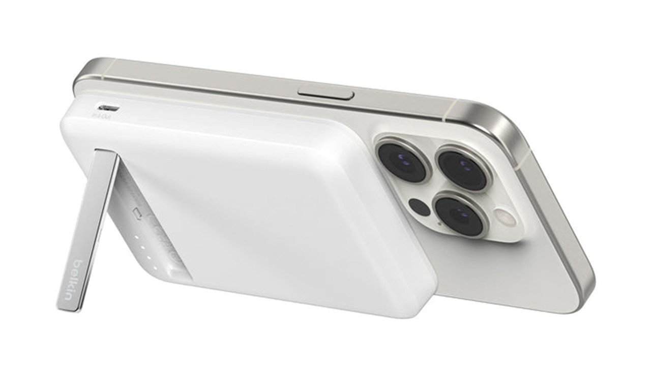 Belkin BoostCharge Pro Power Bank Qi2 5000 mAh Blanco - Imagen 4