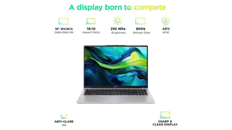 Laptop Thin & Light Notebook Acer Aspire Lite 16" Silver (Core i5 / 16GB RAM) - Acer Aspire Lite 16 Series - Imagen 6