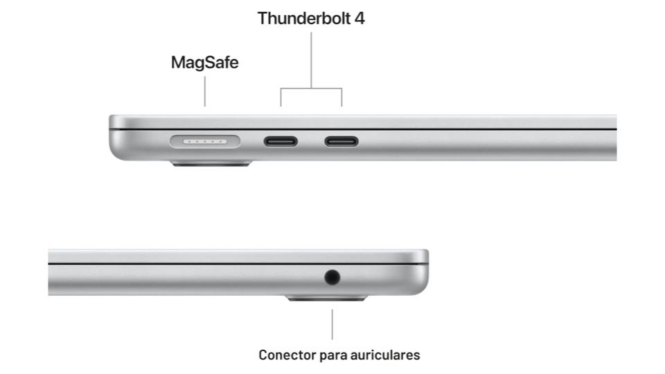 MacBook Air Silver de 13" (M4 / 24GB RAM / 512GB SSD) - Apple MacBook Air - Imagen 4