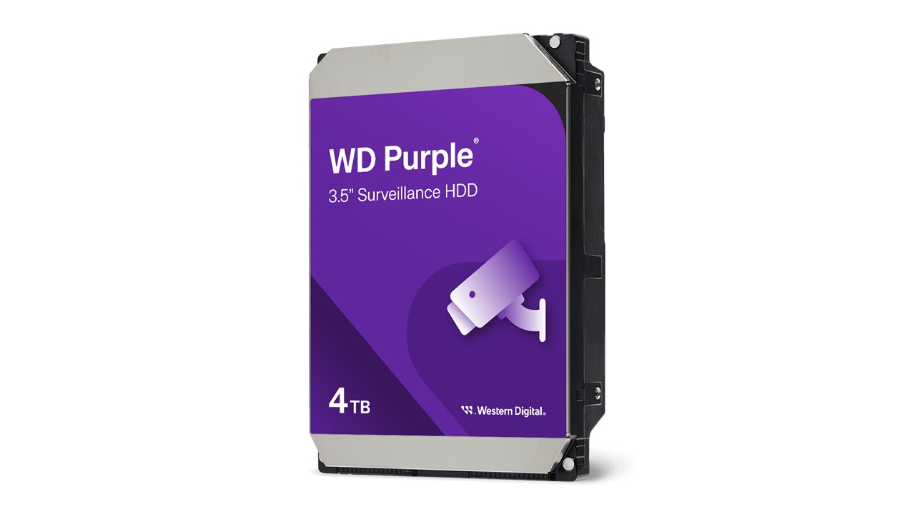 Disco duro Western Digital Purple 4TB 3.5″ SATA 5400 RPM para videovigilancia