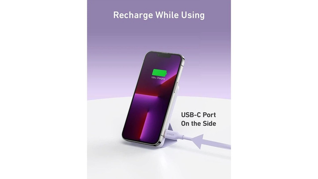 Batería MagSafe Portátil Anker 622 Lila - Imagen 4