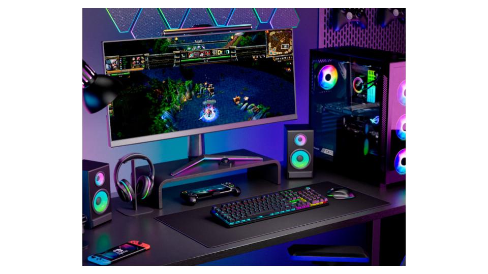 Teclado Inalámbrico Ergonómico Gaming de 2.4 GHz en Español (Primus Gaming PKS-094S) - Primus Gaming - Imagen 4