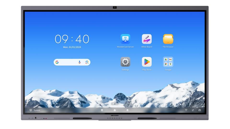Pizarra Interactiva 4K UHD de 86" con Certificación EDLA y Multi-Touch de 50 Puntos (Hikvision DS-D5C86RB/B2L) - Hikvision
