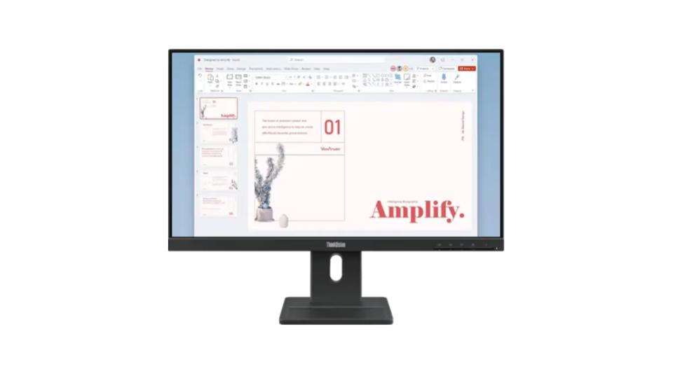 Monitor IPS Full HD de 23.8" con Conectividad Tri-Puerto y Garantía de 3 Años (Lenovo ThinkVision E24-40) - Lenovo